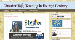 Desktop Screenshot of educatortalk.com