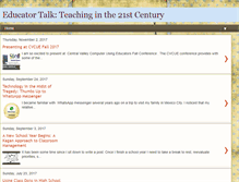 Tablet Screenshot of educatortalk.com